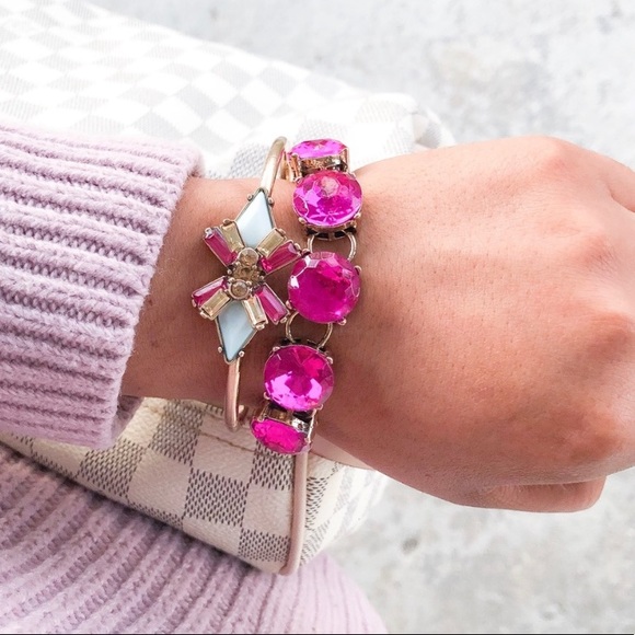 Magenta link bracelet NWT - Picture 4 of 7